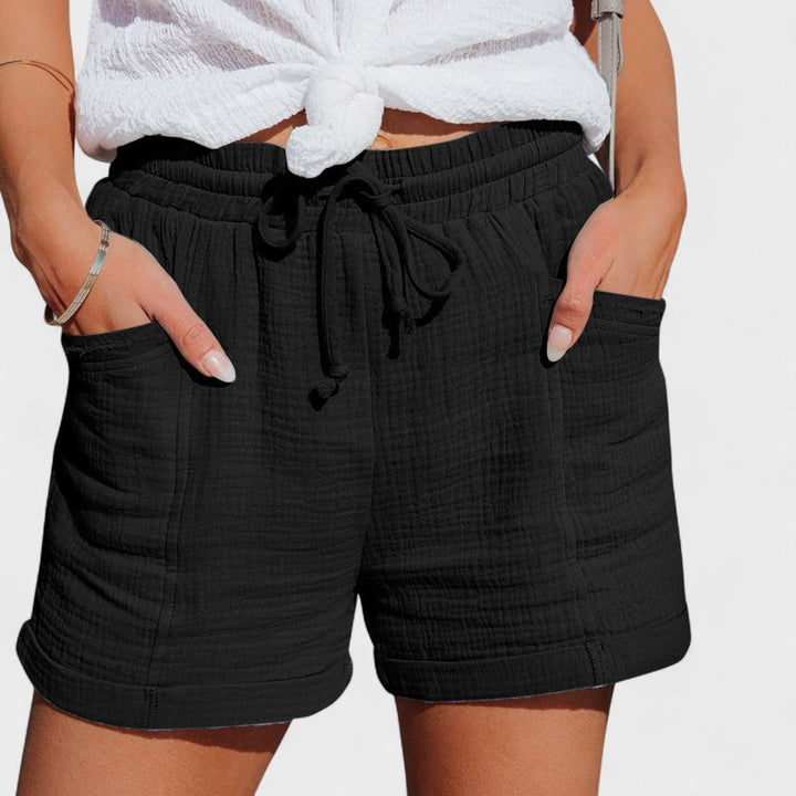 Claudette | Handgefertigte Baumwollshorts