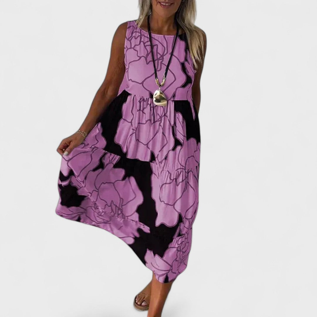 Caitlyn | Handgemachtes ärmelloses Kleid