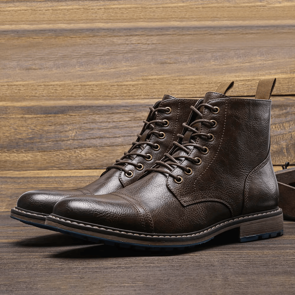 Conor | Modische Leder-Stiefeletten