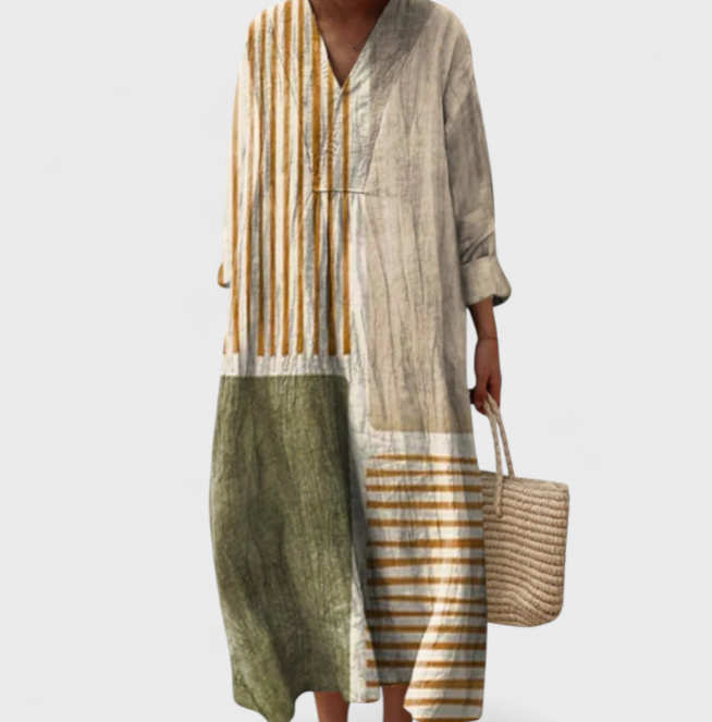 Alida | Geometrisches Kleid
