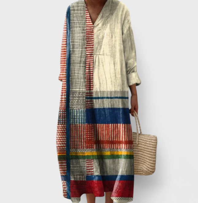 Olivia | Geometrisches Kleid