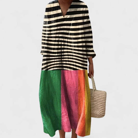 Naomi | Gestreiftes Kleid
