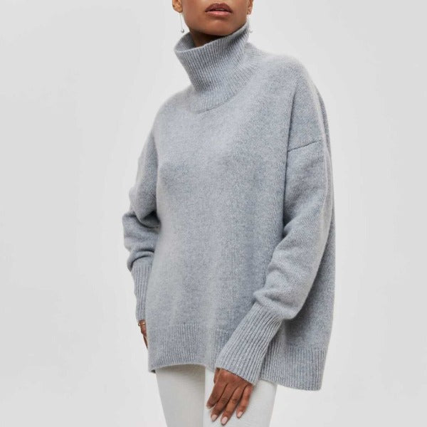 Beatrice | Handgefertigter, umhüllender Pullover