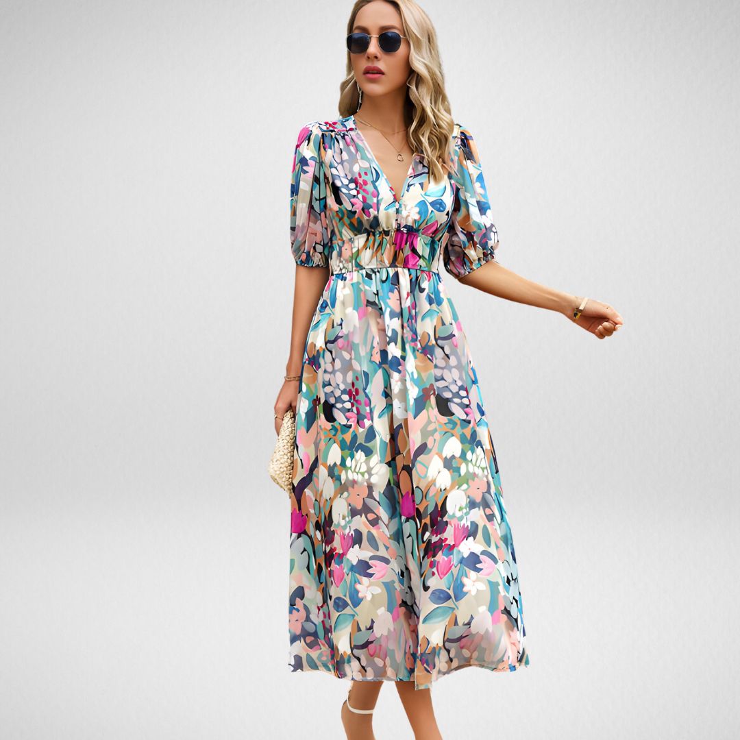 Johanna | Premium Langes Casual Kleid