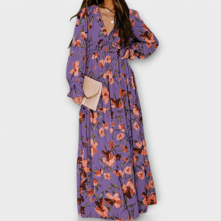 Helen | Elegantes handgefertigtes Kleid aus Samt