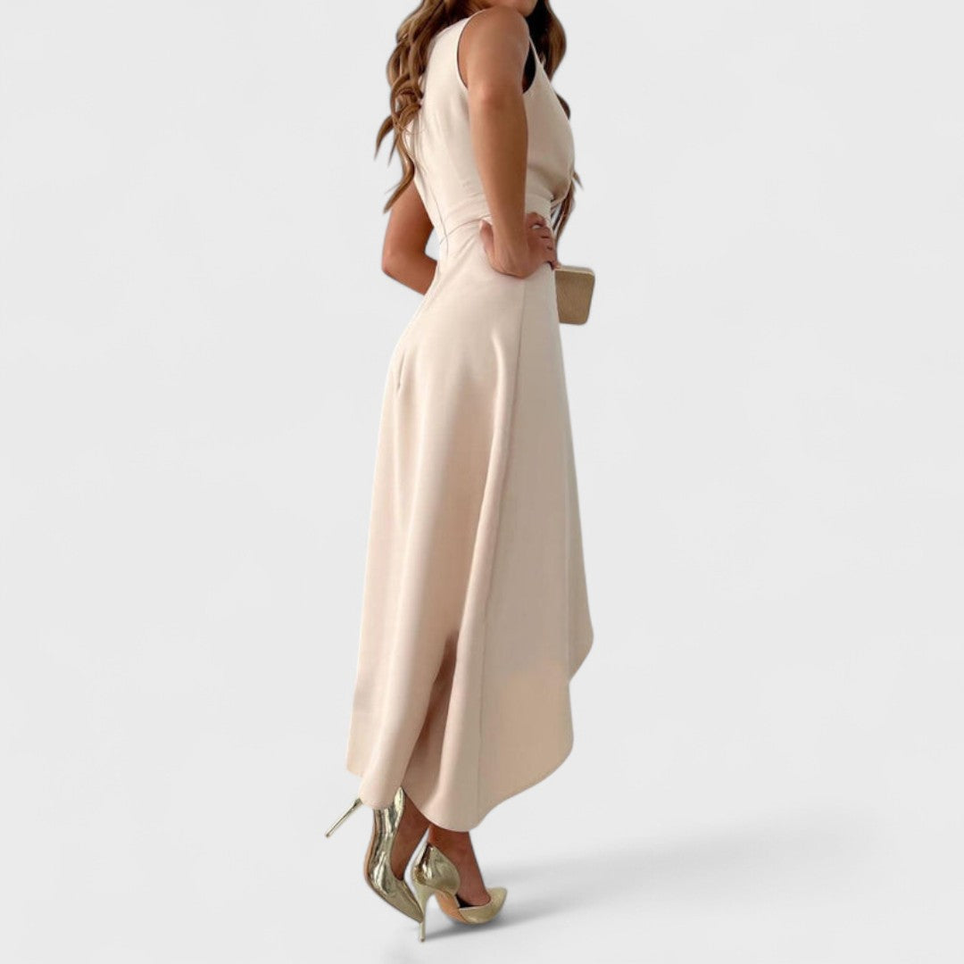 Alessia | Elegantes Handgemachtes Langarmkleid für Damen