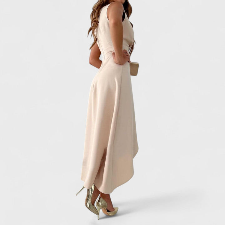 Alessia | Elegantes Handgemachtes Langarmkleid für Damen