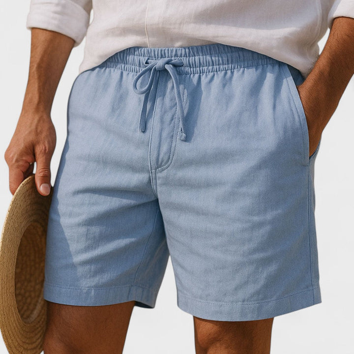 Calypso | Handgefertigte Leinen Shorts für Herren