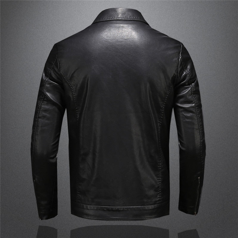 Simon | Herren Kunstlederjacke