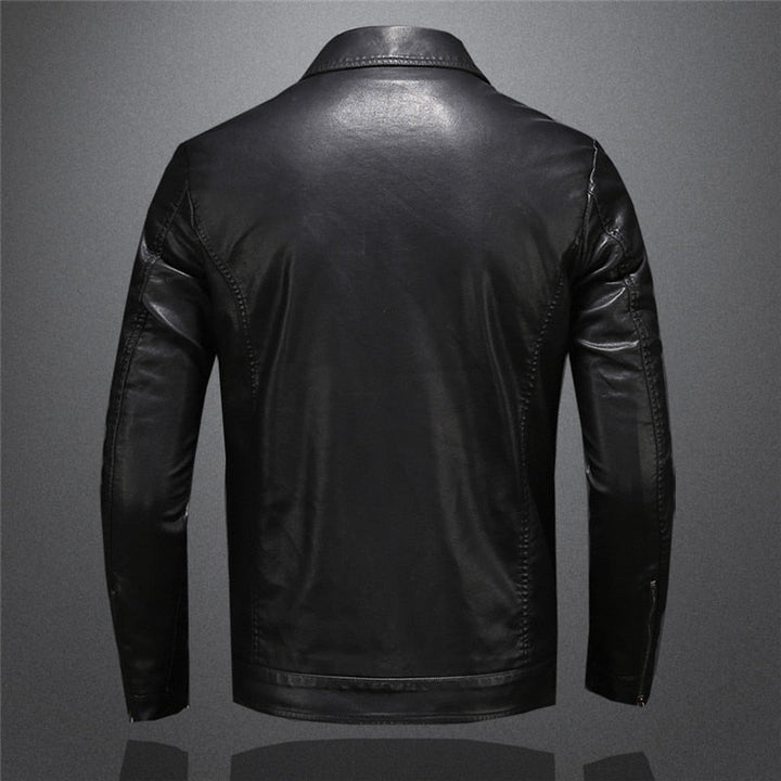 Simon | Herren Kunstlederjacke