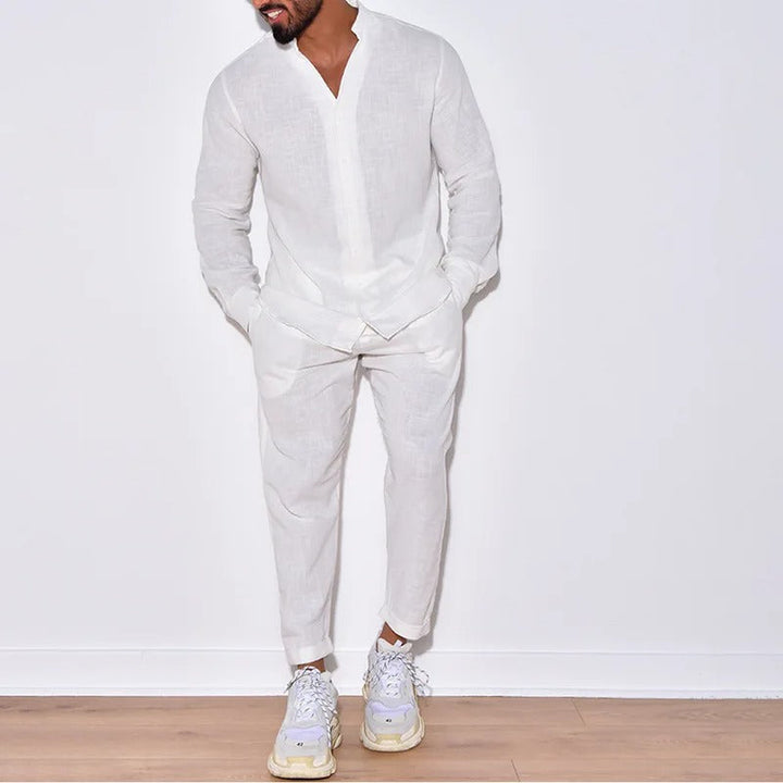 Mar™ | Set Hemd und Hose aus Leinen