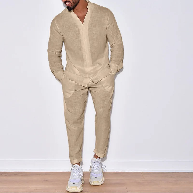 Mar™ | Set Hemd und Hose aus Leinen