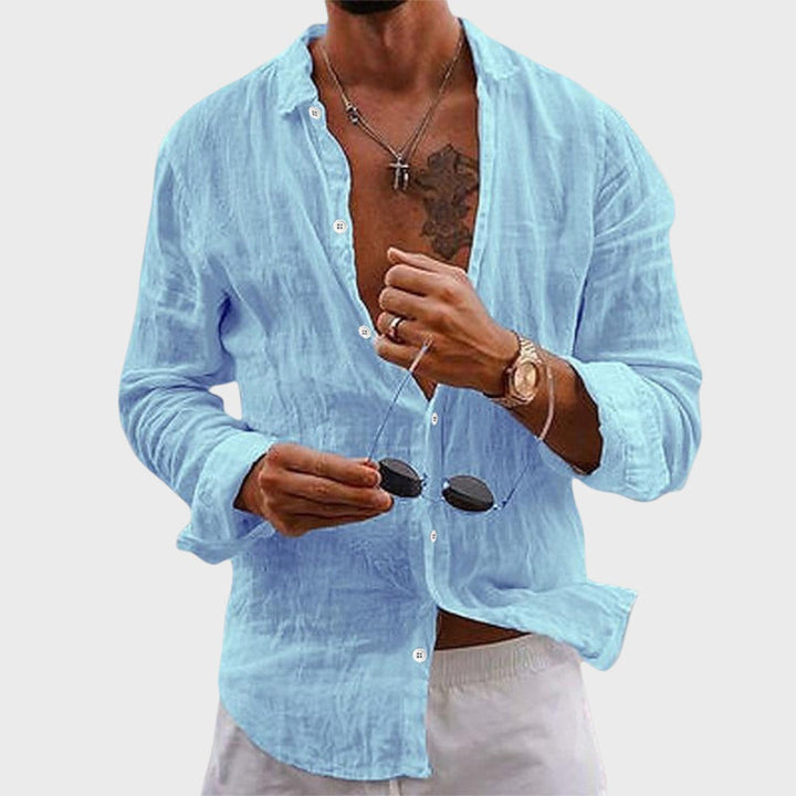 Marcello | Elegante Handgefertigte Leinenhemd