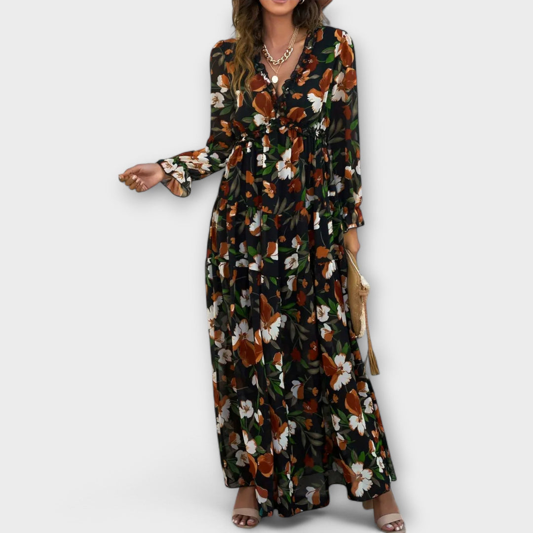 Helen | Elegantes handgefertigtes Kleid aus Samt