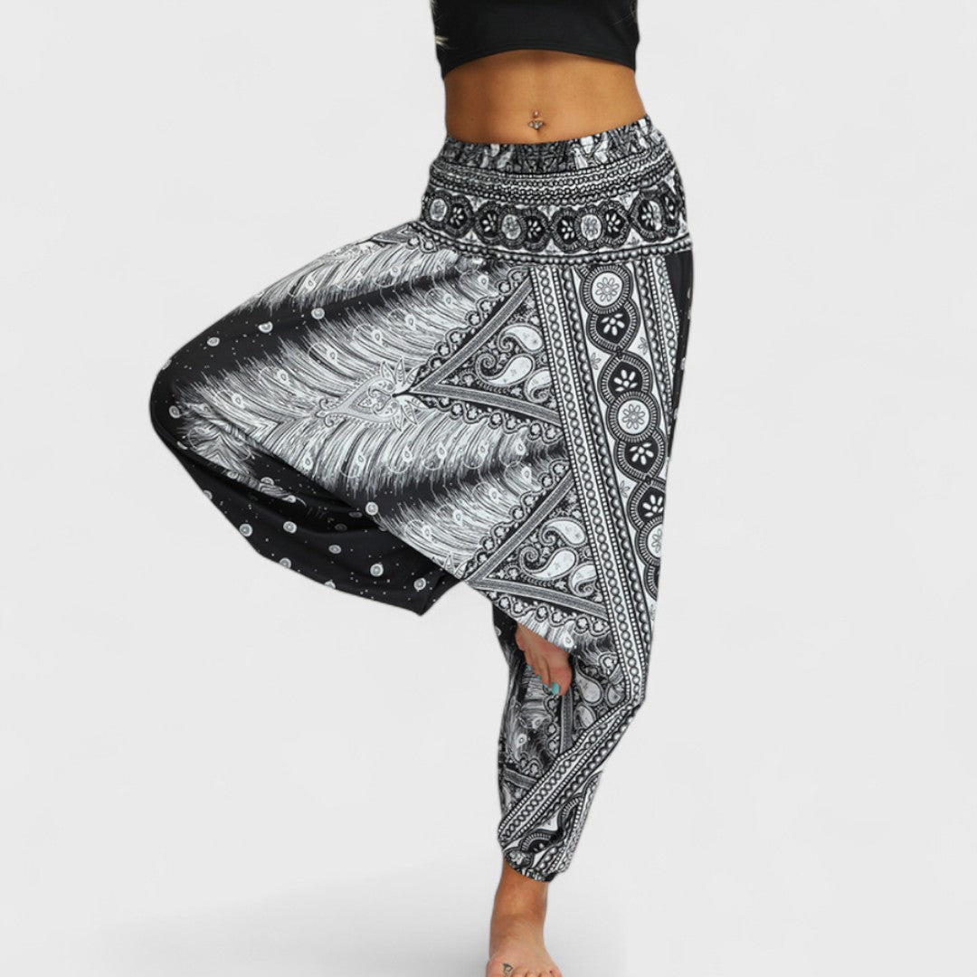 Amaya | Handgefertigte Baumwoll-Yogahosen