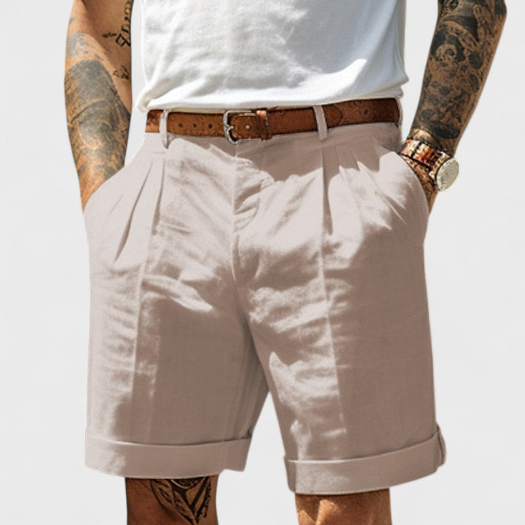 Egon | Premium Shorts aus Leinen und Baumwolle