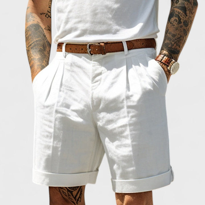 Egon | Premium Shorts aus Leinen und Baumwolle