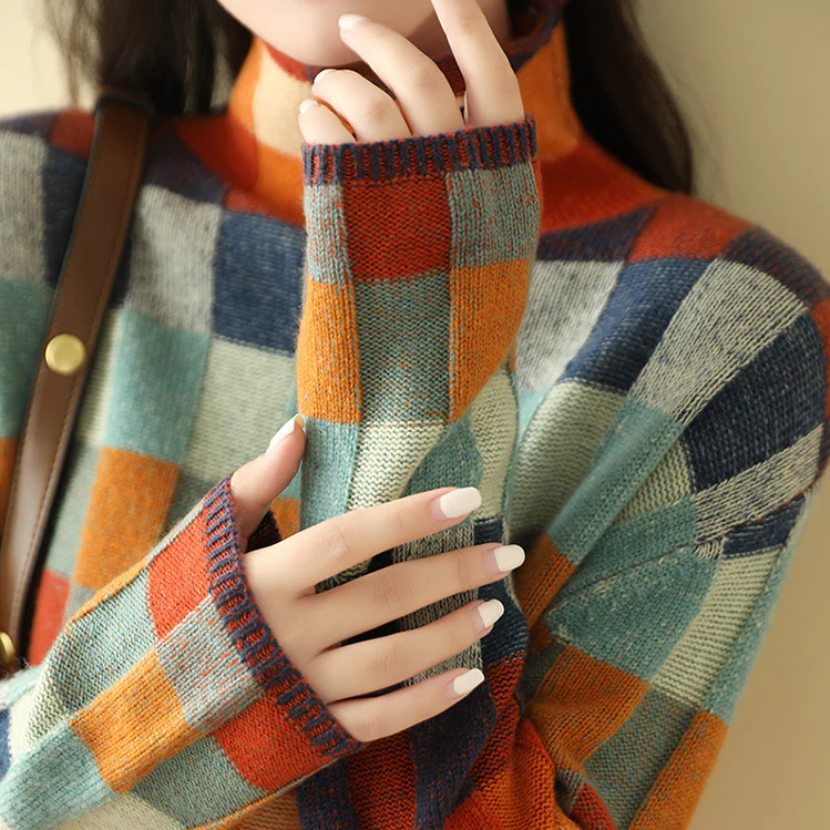Federica | Premium Farbiger Pullover