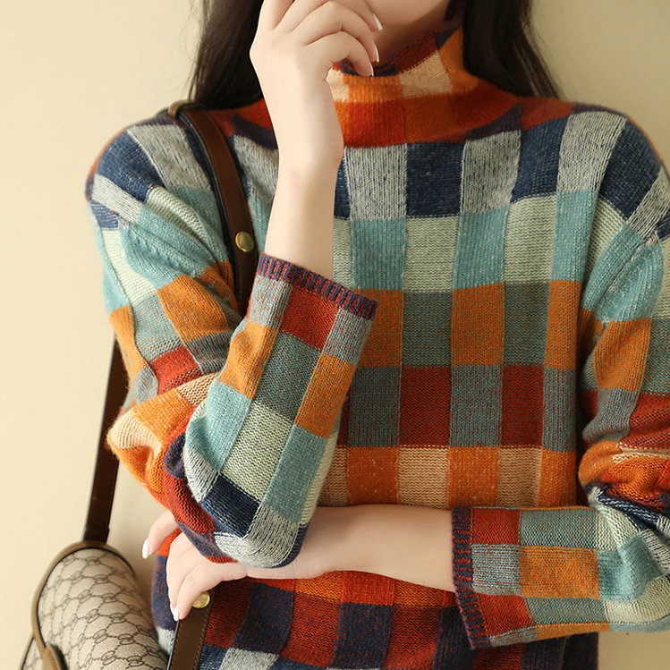 Federica | Premium Farbiger Pullover
