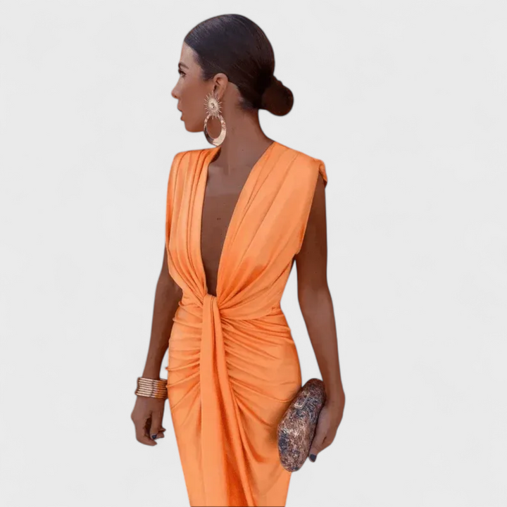 Cordelia | Elegantes Drapé Kleid