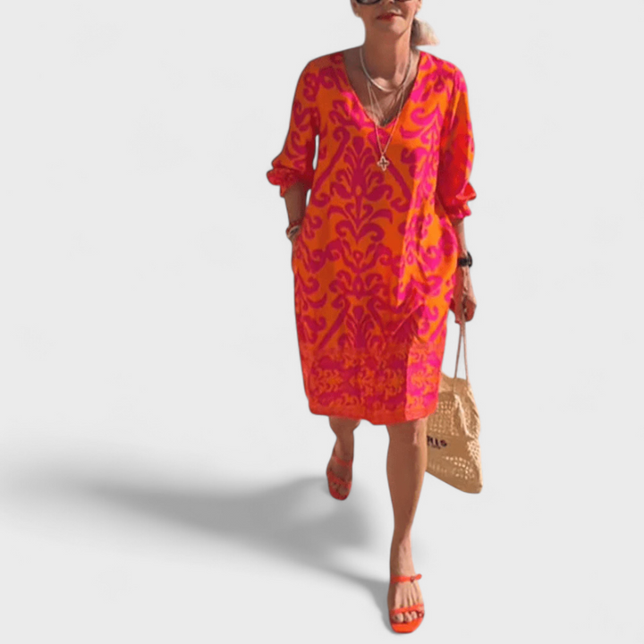 Theresa | Elegante Blumenkleid