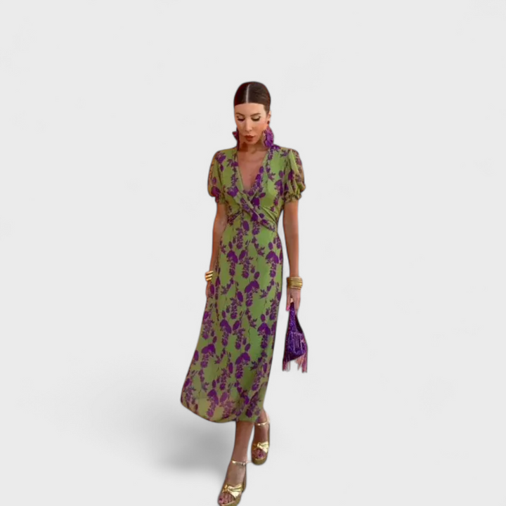 Melys | Elegantes gedrucktes Kleid