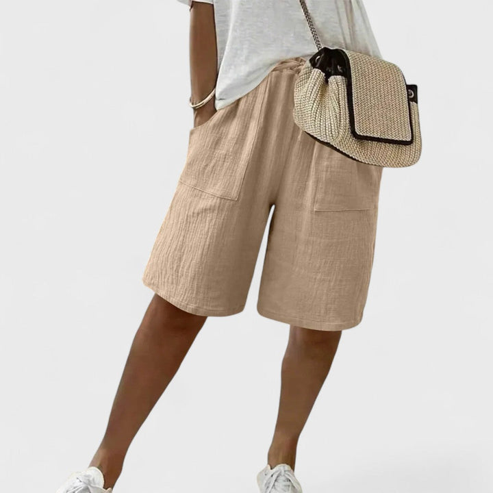 Mayalora | Damen Shorts aus Leinen und Baumwolle