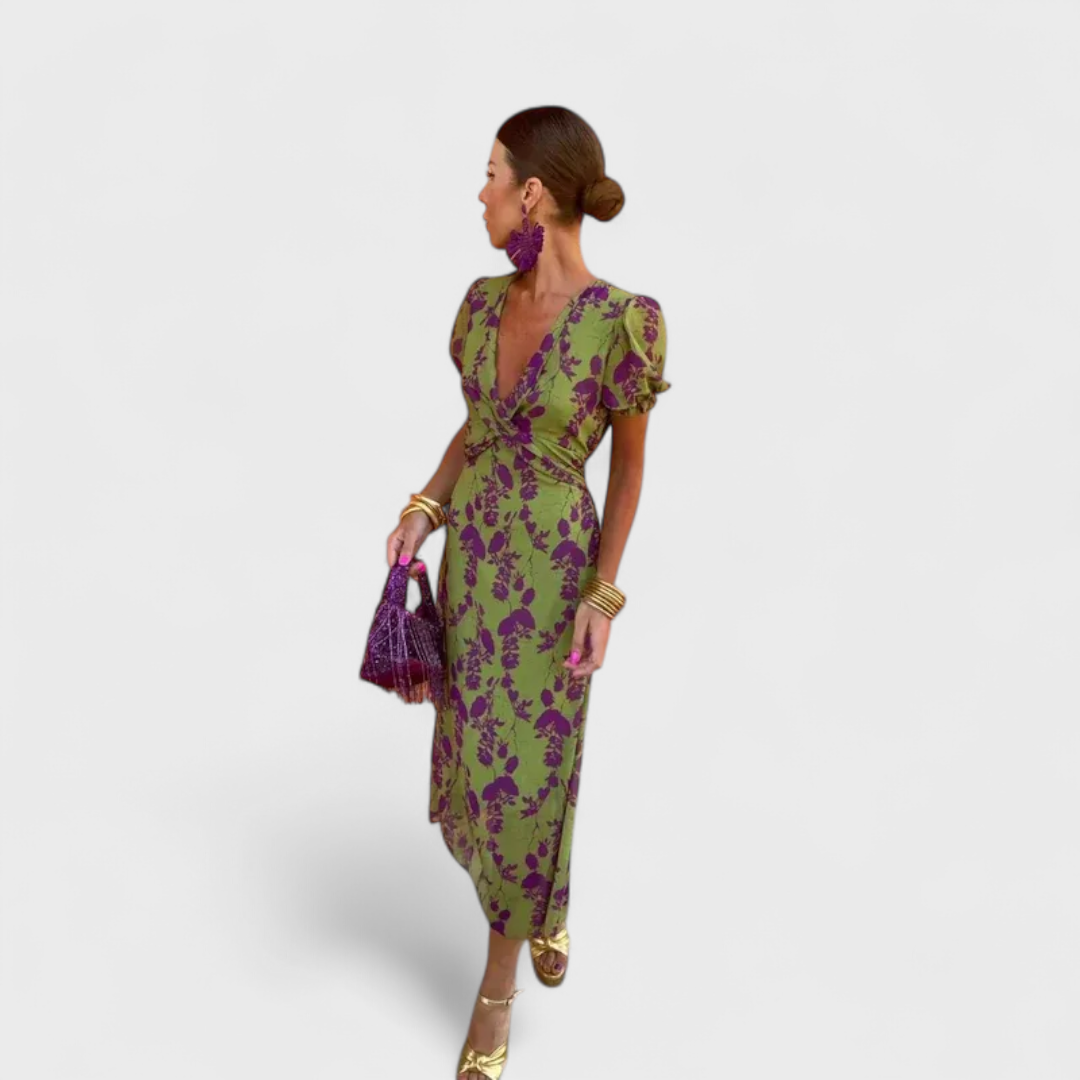 Melys | Elegantes gedrucktes Kleid