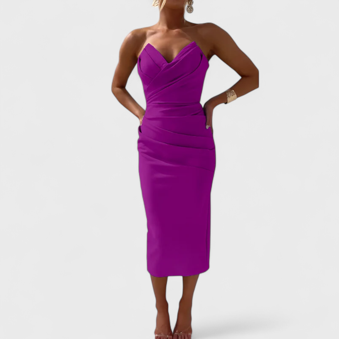 Mélina™ – Elegantes trägerloses Sommerkleid
