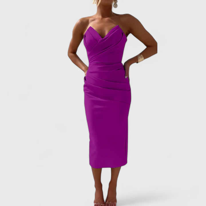 Mélina™ – Elegantes trägerloses Sommerkleid
