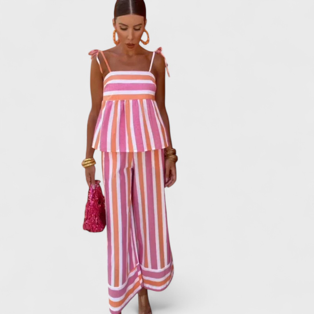 Hanne - Komplett Outfit mit Print-Hose für den Sommer
