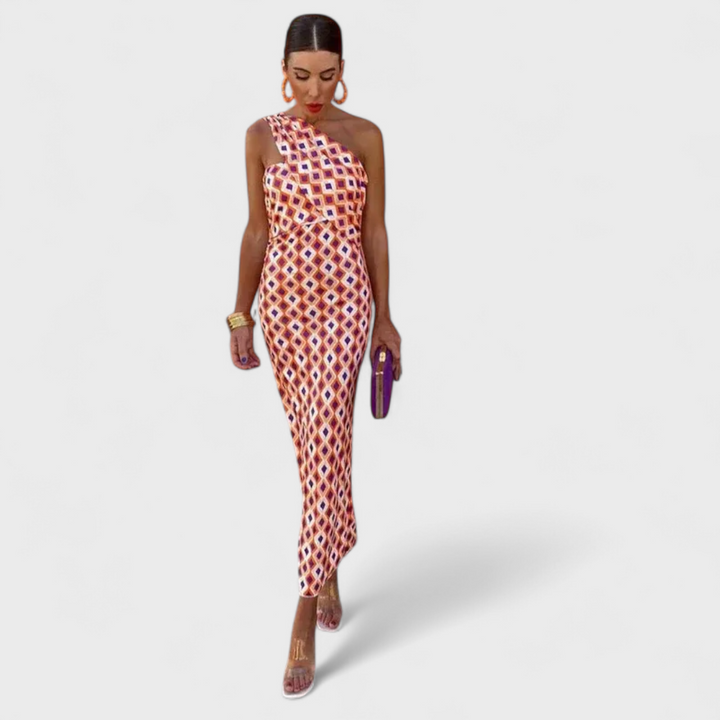 Irmgardi | Elegantes Kleid mit einem Schulterträger