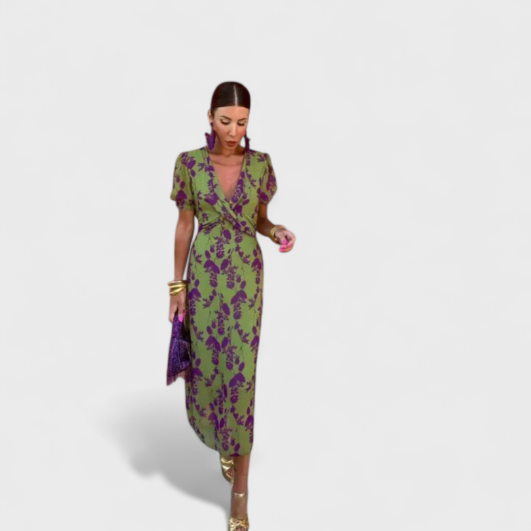 Melys | Elegantes gedrucktes Kleid