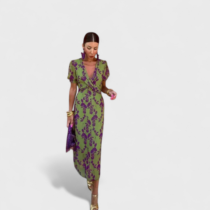 Melys | Elegantes gedrucktes Kleid