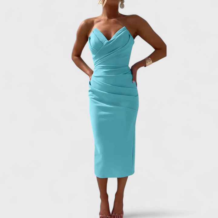 Mélina™ – Elegantes trägerloses Sommerkleid