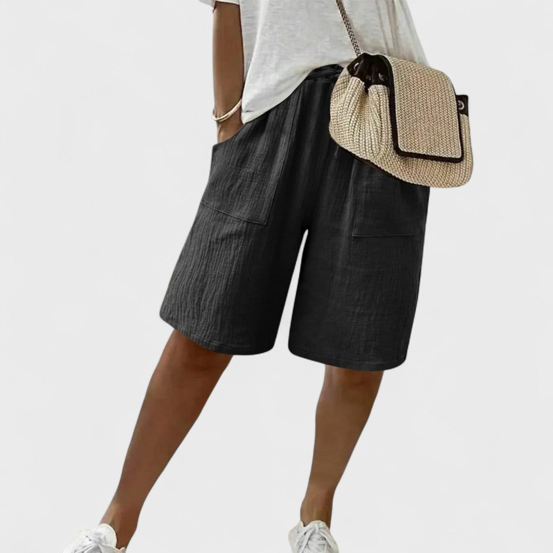 Mayalora | Damen Shorts aus Leinen und Baumwolle