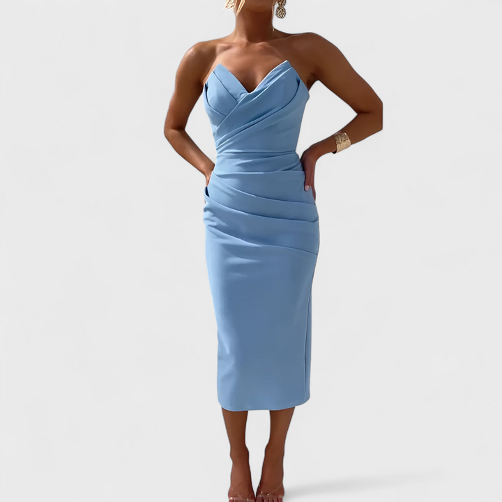 Mélina™ – Elegantes trägerloses Sommerkleid