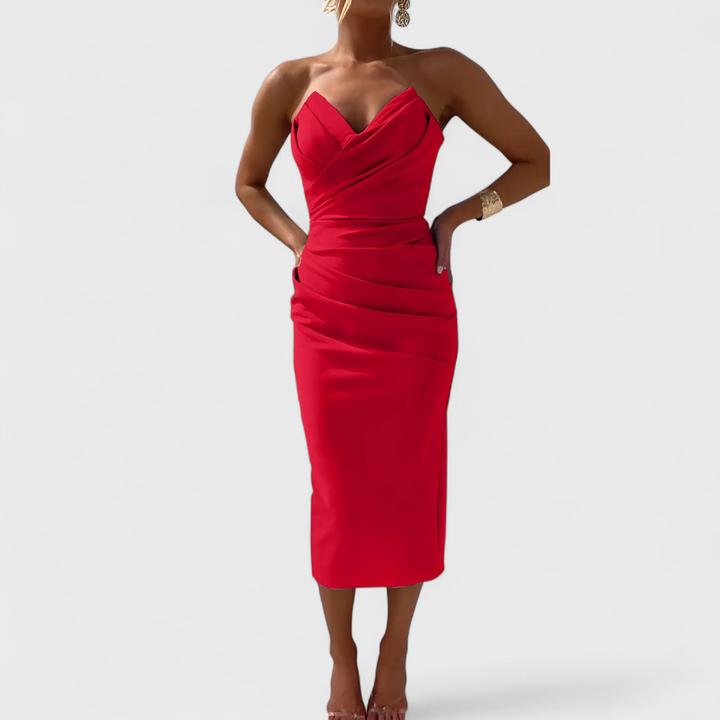 Mélina™ – Elegantes trägerloses Sommerkleid