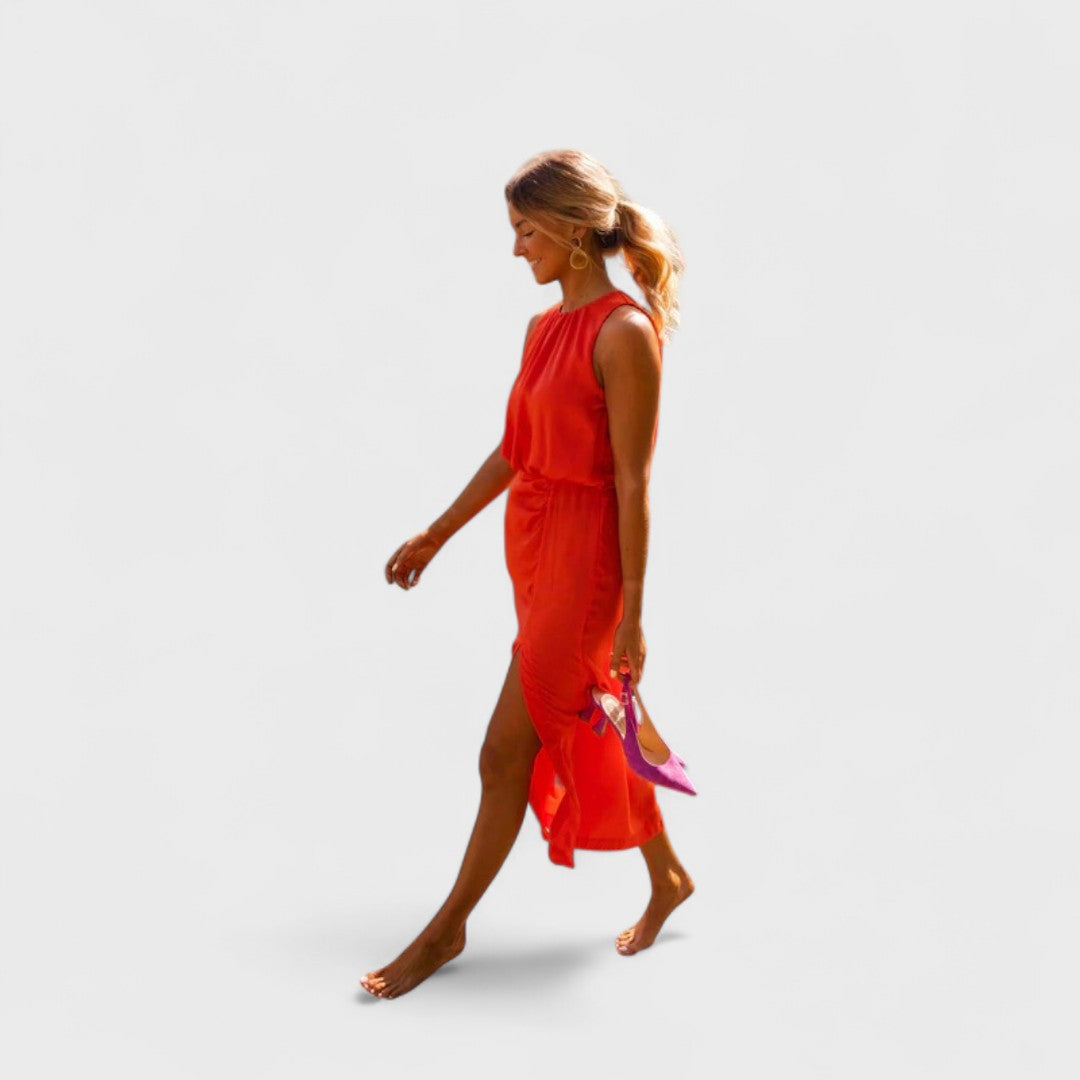 Leonie | Midi-Kleid für Damen, handgefertigt