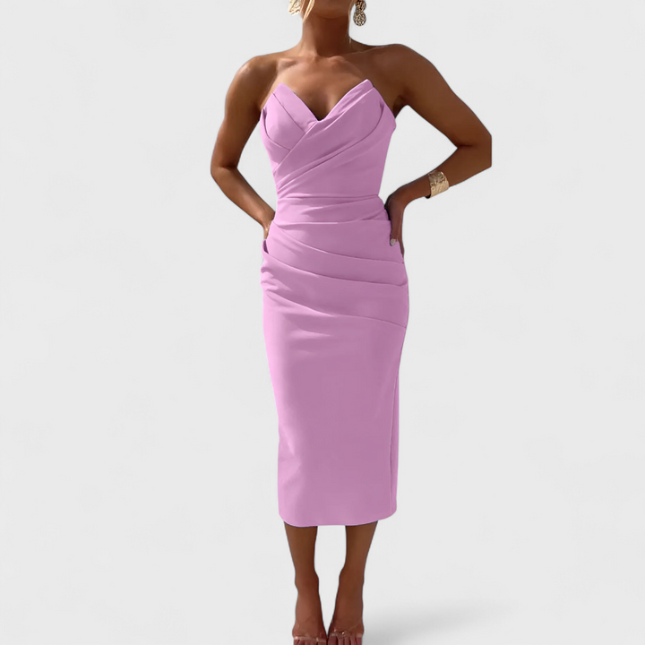 Mélina™ – Elegantes trägerloses Sommerkleid