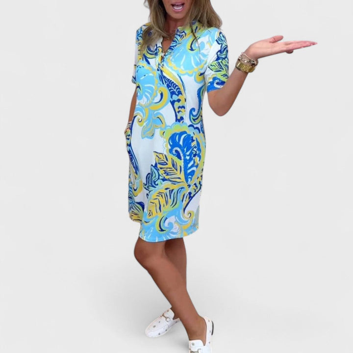 Michaela | Premium Sommerkleid mit Blumenmuster