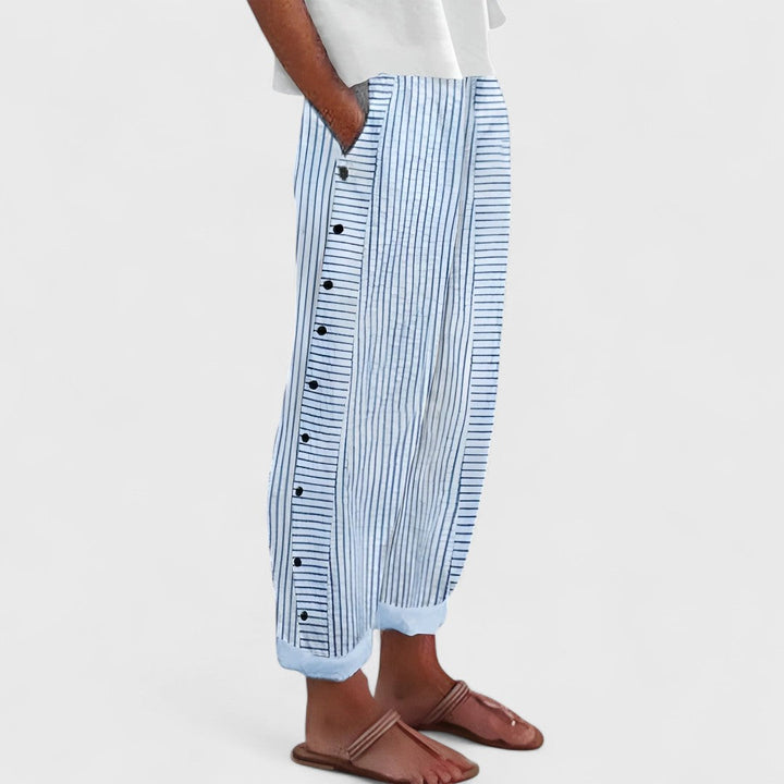 Dagny | Handgemachte Leinenhosen für Damen