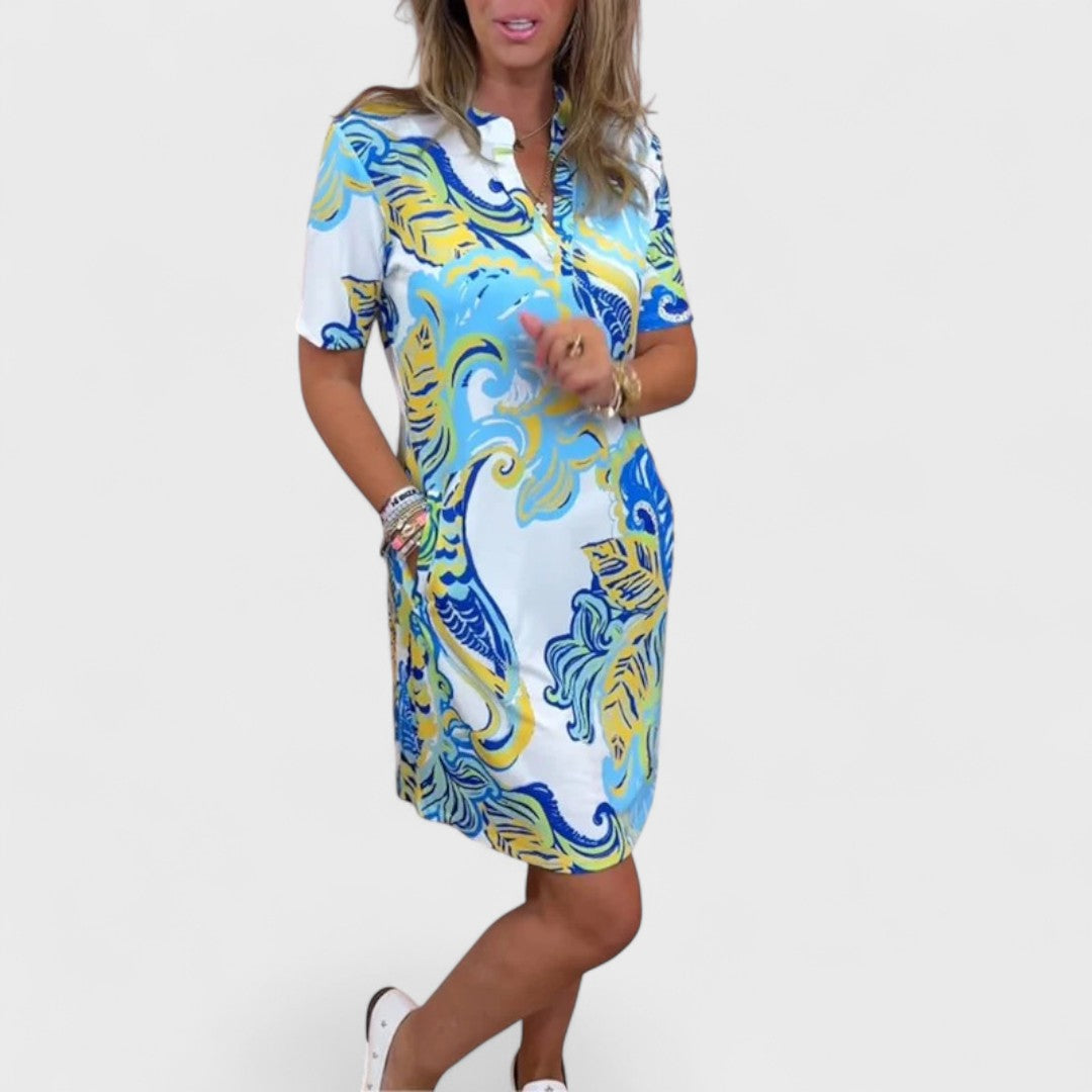 Michaela | Premium Sommerkleid mit Blumenmuster