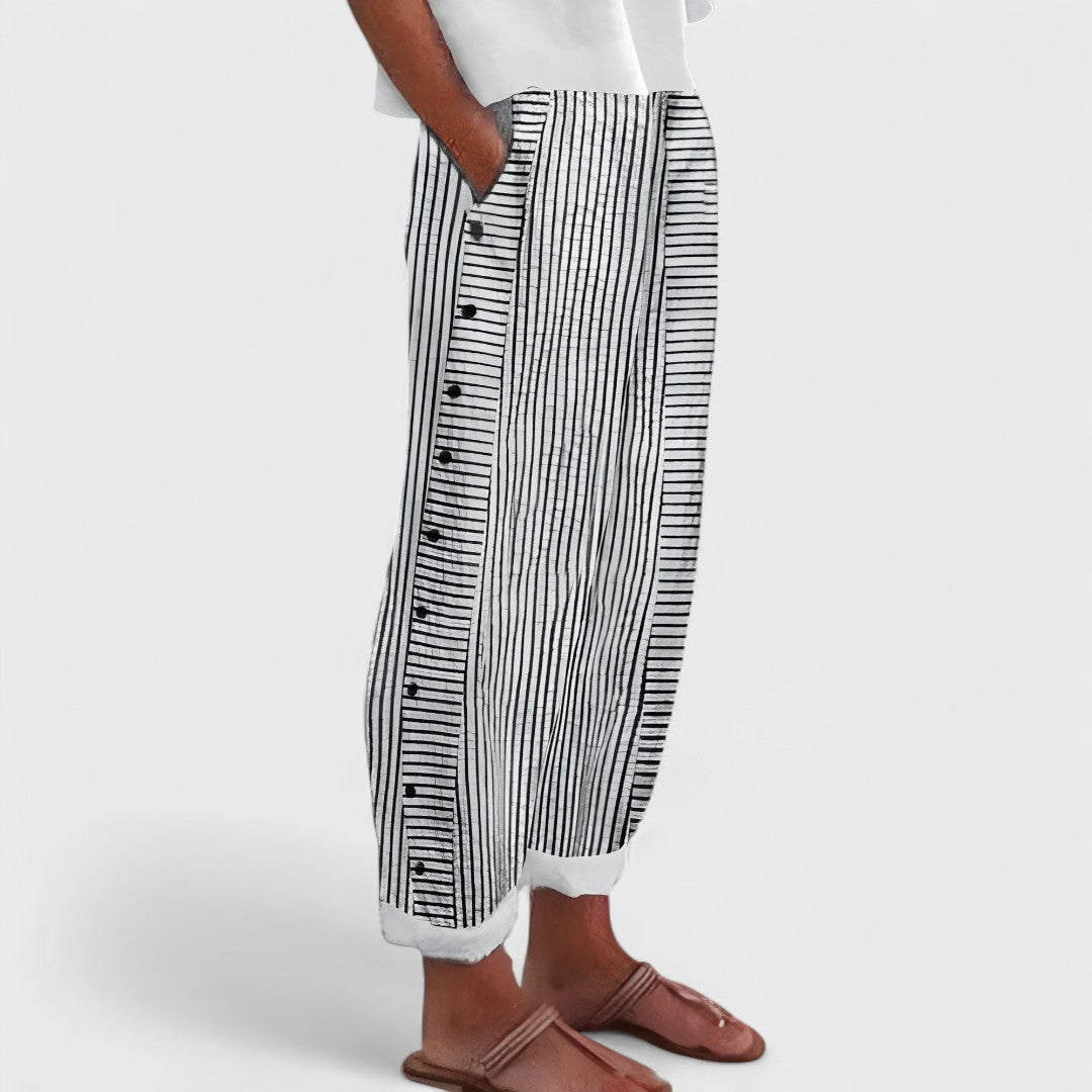 Dagny | Handgemachte Leinenhosen für Damen