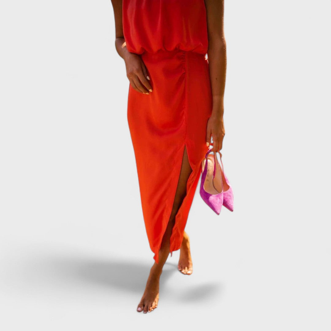 Leonie | Midi-Kleid für Damen, handgefertigt