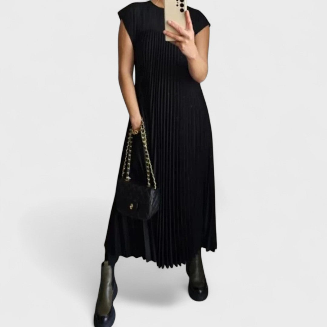 Fern | Handgefertigtes ärmelloses Damenkleid