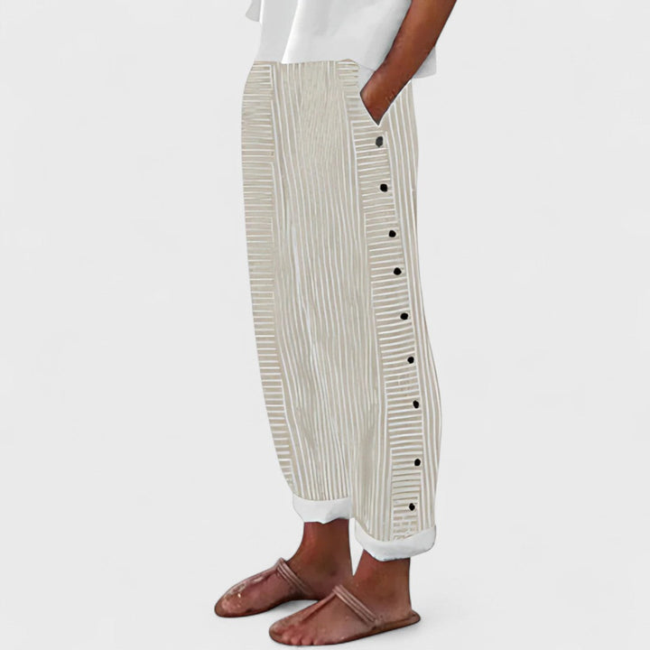 Dagny | Handgemachte Leinenhosen für Damen