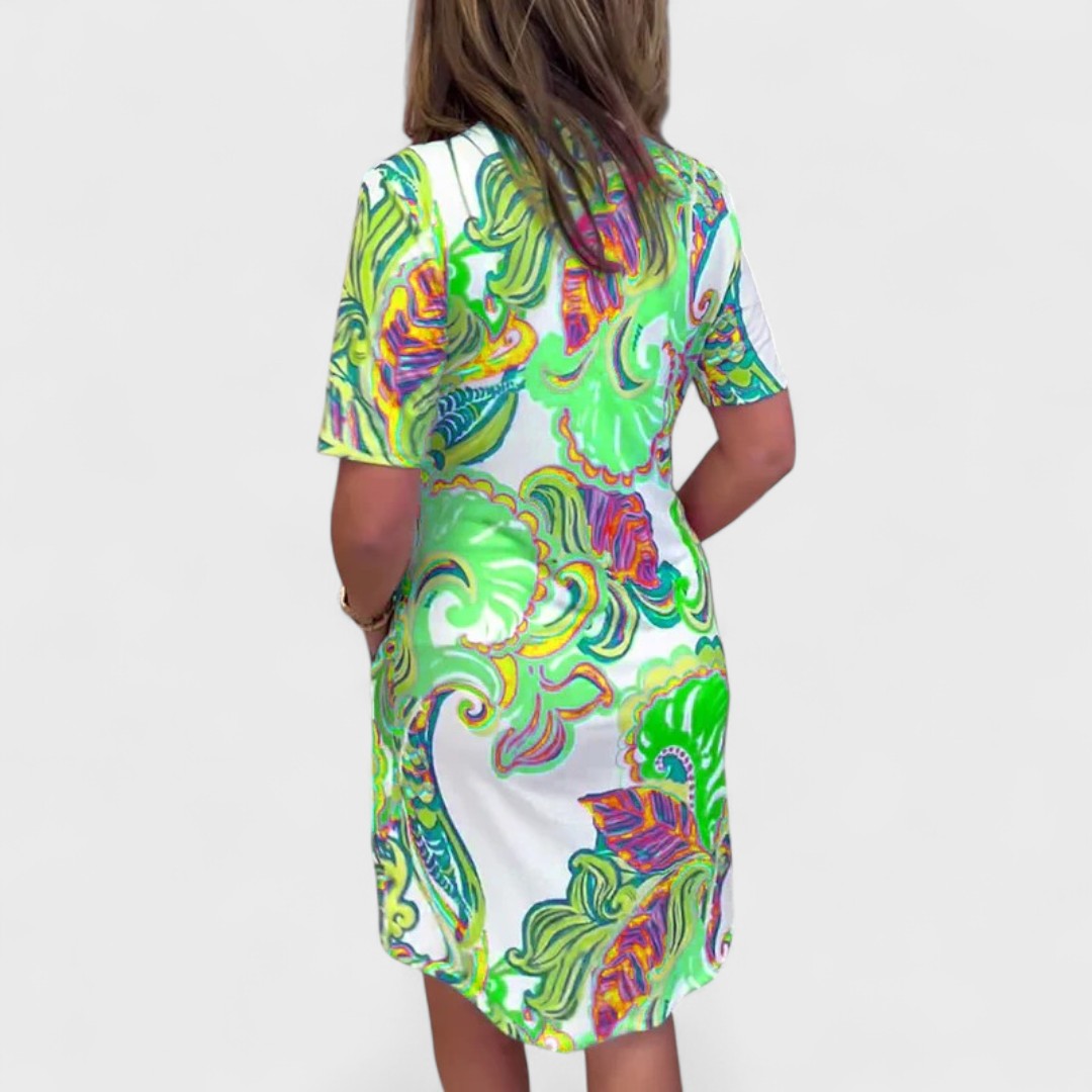 Michaela | Premium Sommerkleid mit Blumenmuster