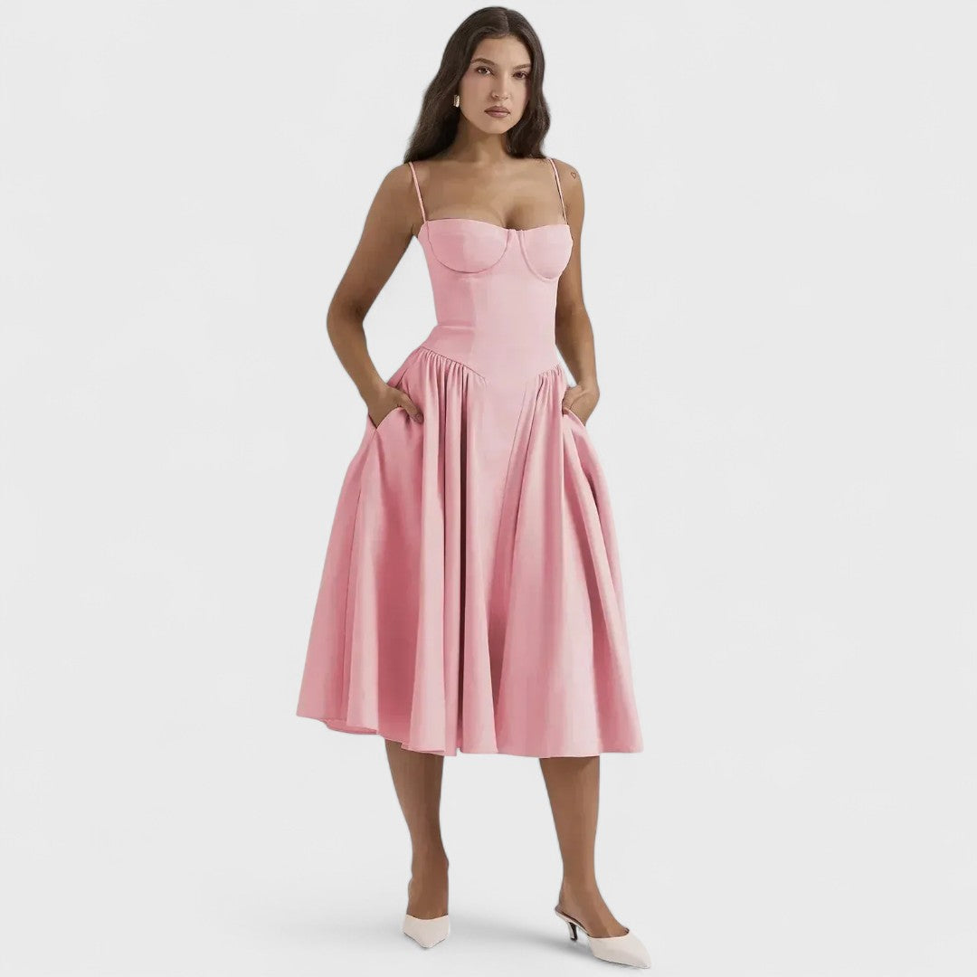 Kiki | Midi-Kleid Premium mit Korsett