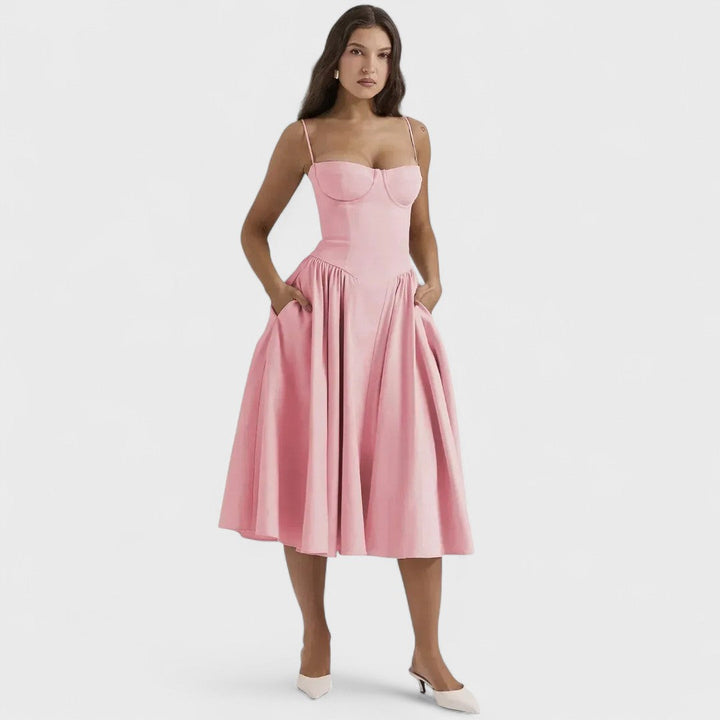 Kiki | Midi-Kleid Premium mit Korsett